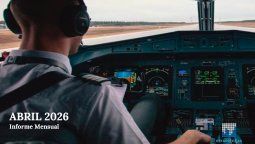 Cubierta del informe estadístico de ANAC correspondiente al tráfico aéreo de abril de 2026.