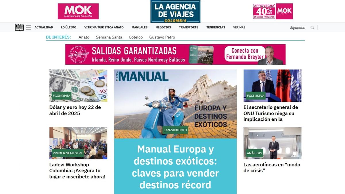 Los portales de Ladevi Medios y Soluciones, entre ellos, La Agencia de Viajes Colombia, son auditados por Google Analytics.&nbsp;