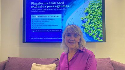 Eleonora Zeballos, gerenta comercial de Club Med en Argentina.
