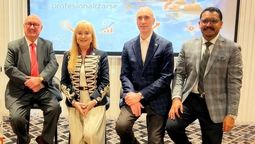 Empresarios mexicanos y españoles durante el lanzamiento de CEO Strategic Hub en el marco de Fitur 2026.