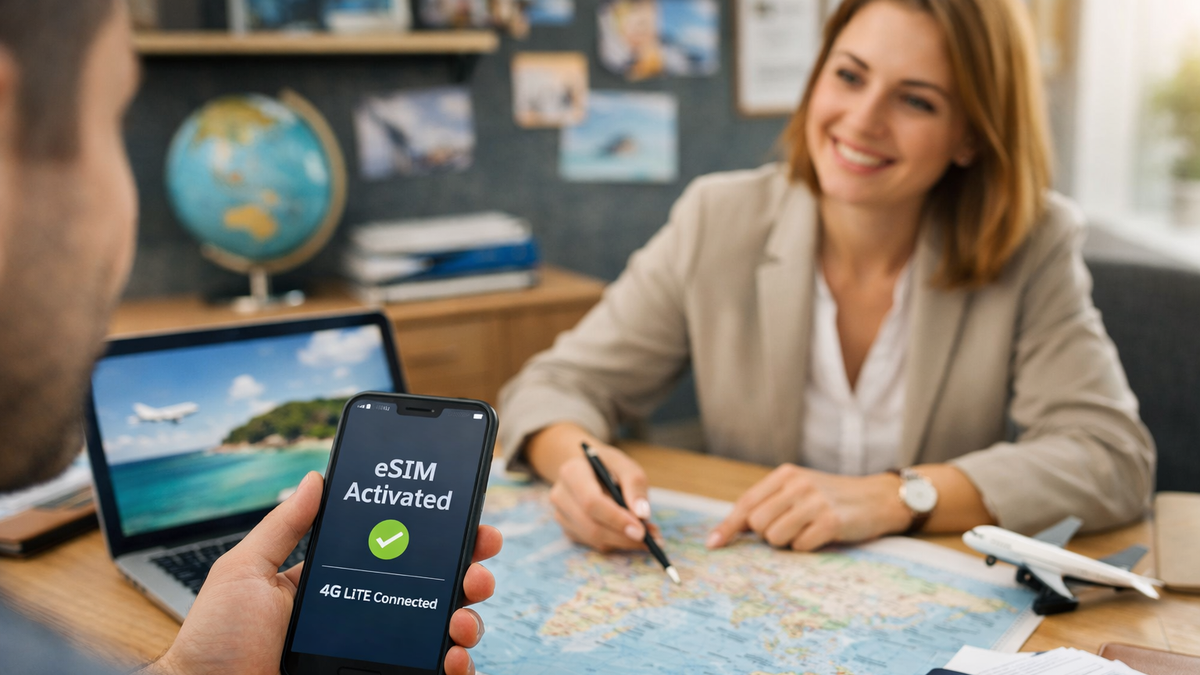 La conectividad global redefine el viaje: la eSIM avanza como un servicio integrado a la experiencia turística y abre un negocio para las agencias de viajes.