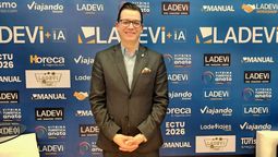 Erick Garnica, vicepresidente de Global Leisure Sales de The Palm Beaches, en la Vitrina Turística Anato 2026.