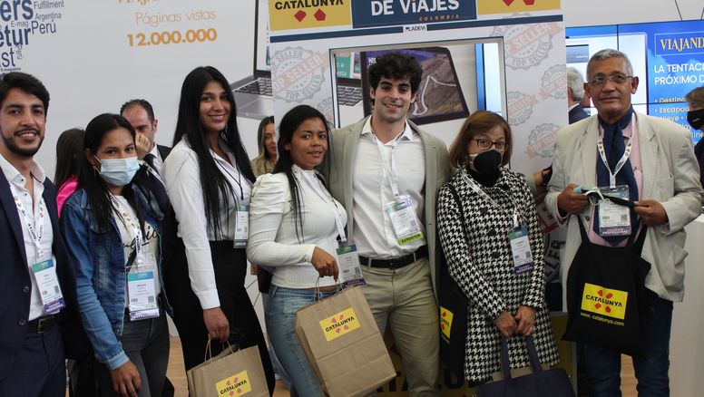 Cataluña difundió sus atractivos entre los profesionales del sector y el público asistente a la Vitrina Turística Anato 2022.