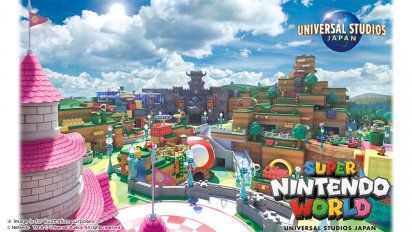 Así lucirá Super Nintendo World, en Universal Studios, en Japón.