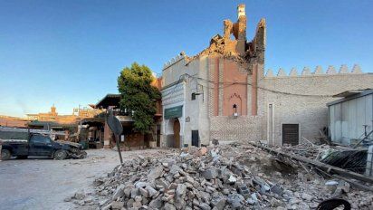 Una de las instalaciones turísticas de Marrakech afectadas por el terremoto de Marruecos.