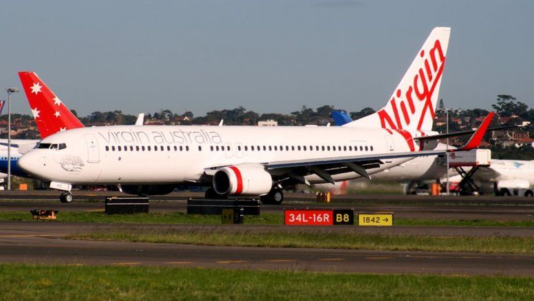 Un Boeing B-737/800 de Virgin Australia, que renovó su contrato con Sabre.