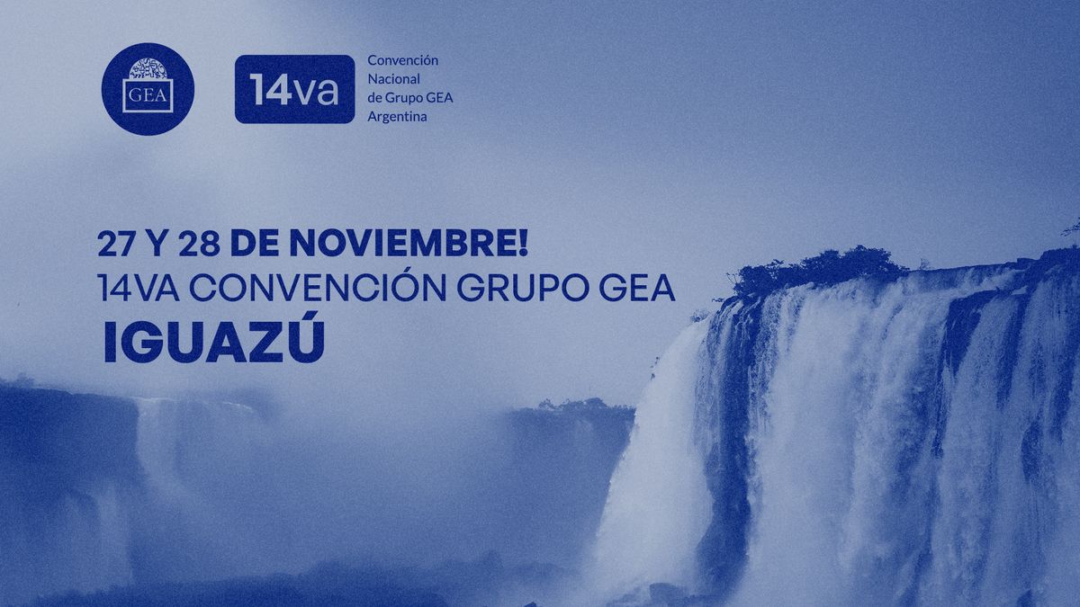 El logo de la 14° Convención de Grupo GEA Argentina.