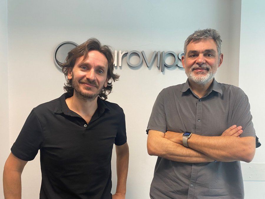 Sebastián Ferrari, jefe de Ventas y Promoción CABA y GBA, y Oscar Salles, gerente comercial Interior de Eurovips.