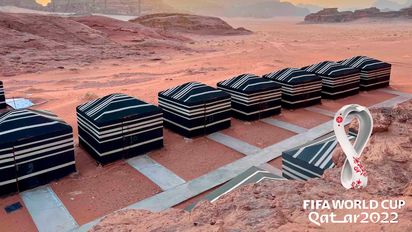 Los campamentos son furor durante el Mundial en Qatar.