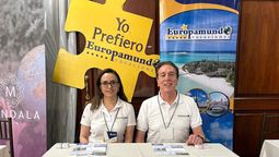 Gabriela Guayasamín, gerente comercial y; Francisco Arboleda, gerente general de Statustravel, estuvieron presentes en el Workshop de Ladevi con las mejores ofertas de Europamundo. 