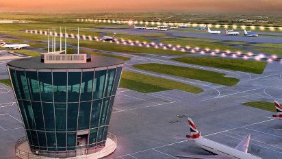 Torre de control de Heathrow: el rey de los aeropuertos.
