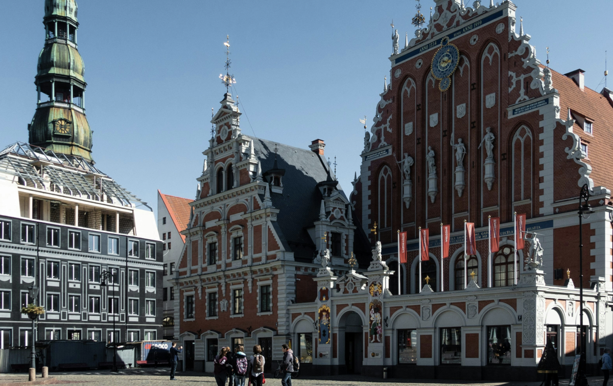 Riga, capital de Letonia.