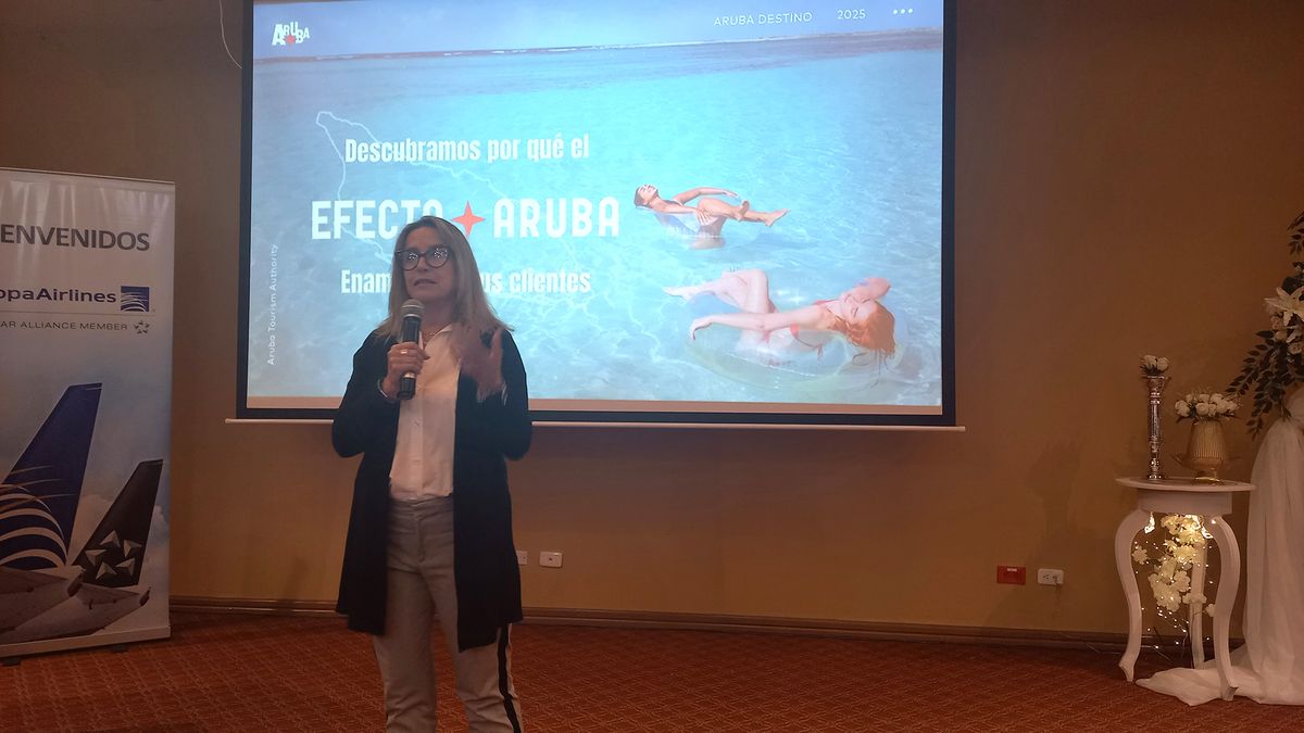 Claudia Delgado, representante de Ventas de la Autoridad de Turismo de Aruba para Colombia y Ecuador.