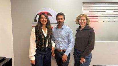 Tucano Tours: Verónica Larrondo y Daniel Zuazo, responsables de la operadora mayorista, y Constanza Montagu, Jefa de Producto.&nbsp;