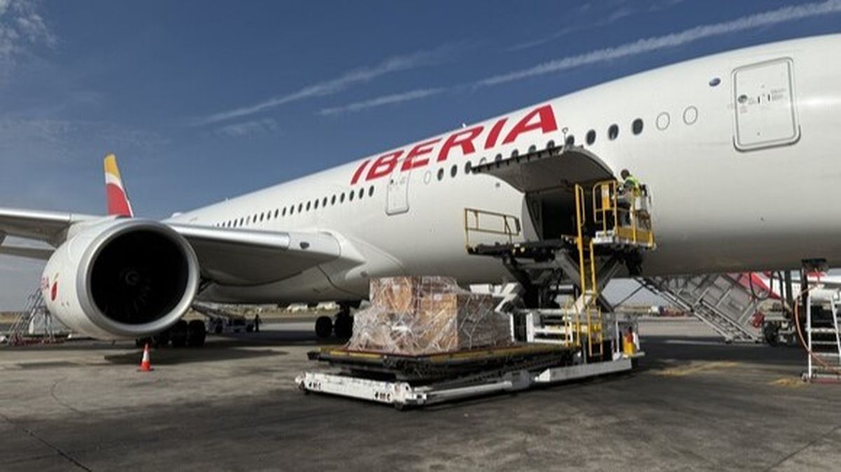 Avión A350 de Iberia procedentes del Aeropuerto Internacional de Ciudad de México