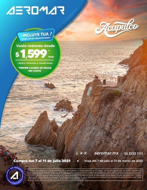 Aeromar refuerza su colaboración con Acapulco.