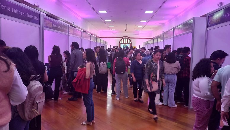 Feria de empleo del sector turístico se llevó a cabo en Quito y Guayaquil.&nbsp;