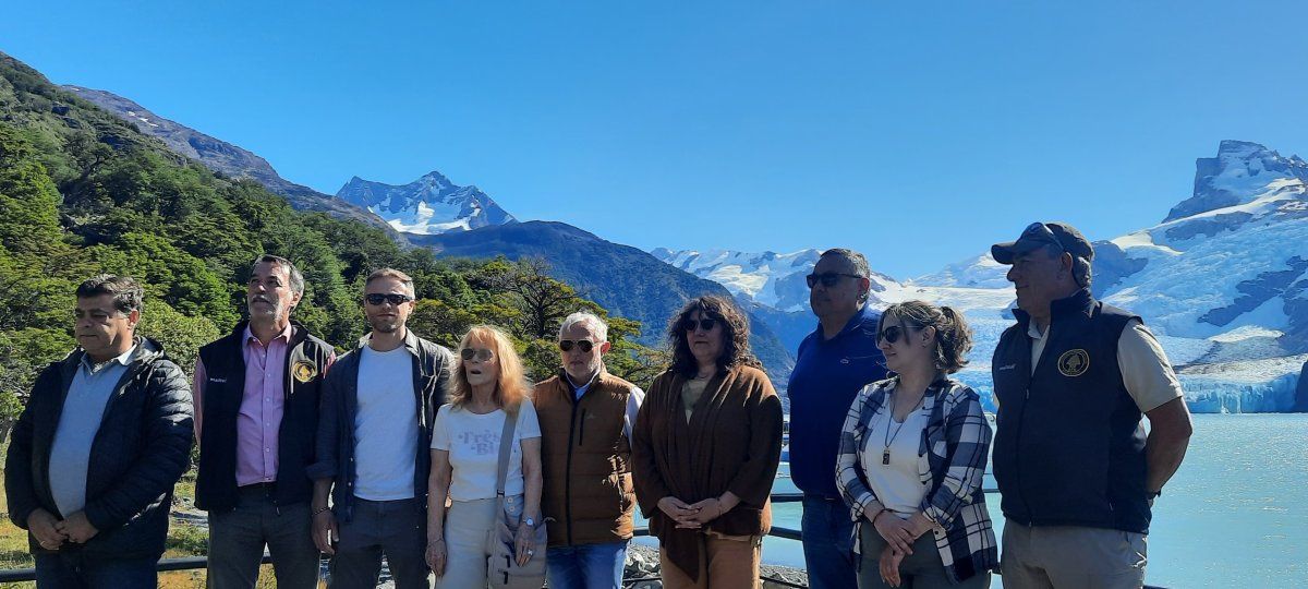 Mega evento para sumar un hito turístico en El Calafate: pasarelas, miradores y servicios frente al glaciarSpegazzini, en el Parque Nacional Los Glaciares.
