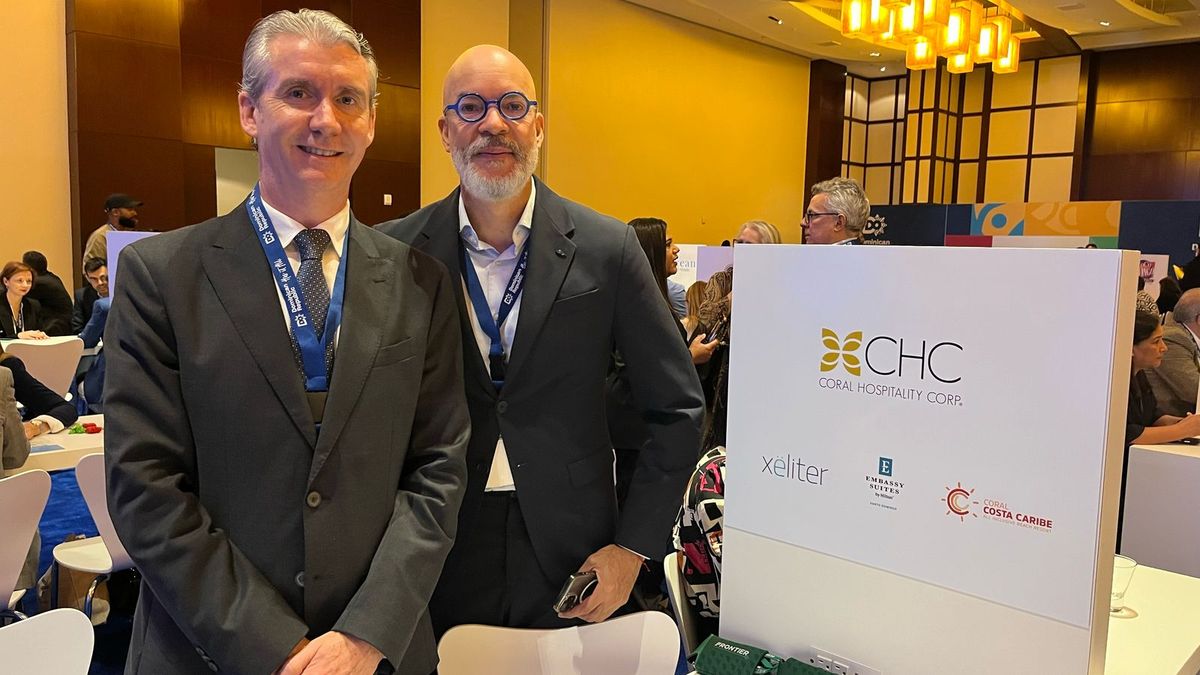 Ricardo Felip, vicepresidente de CHC; y Ramón Tejeda, director de Mercadeo y Ventas de CHC.