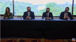 Yanina Martínez, Alberto Fernández, Oscar Herrera Ahuad y Matías Lammens, presentaron el PreViaje 2.