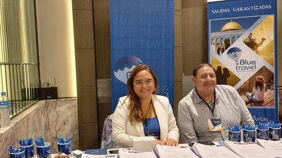 Blue Travel mayorista de turismo estuvo representada en el Workshop de Ladevi Guayaquil por Mayte Santos, gerente general y; Jorge Lombeida, coordinador comercial.&nbsp;