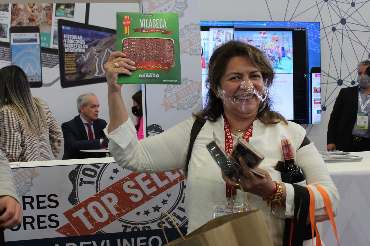 Un quiz sobre Cataluña habilitó a los asistentes a Anato a participar del sorteo de muestras de la mejor gastronomía catalana.