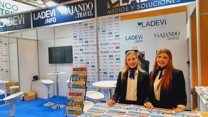 El stand de Ladevi en Fitur 2024.