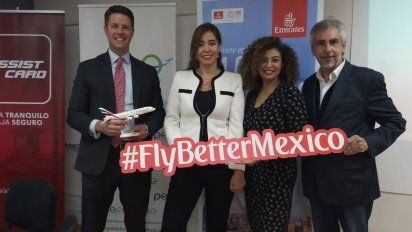 Scott Lantz, Adriana Reyes, Amal Youssef y Ariel Olaverria, de Punta del Este Operadora.