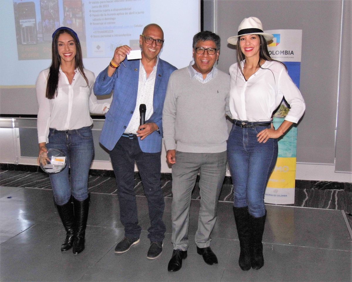 Los operadores que acompañaron a ProColombia sortearon varios premios entre los asistentes al evento.