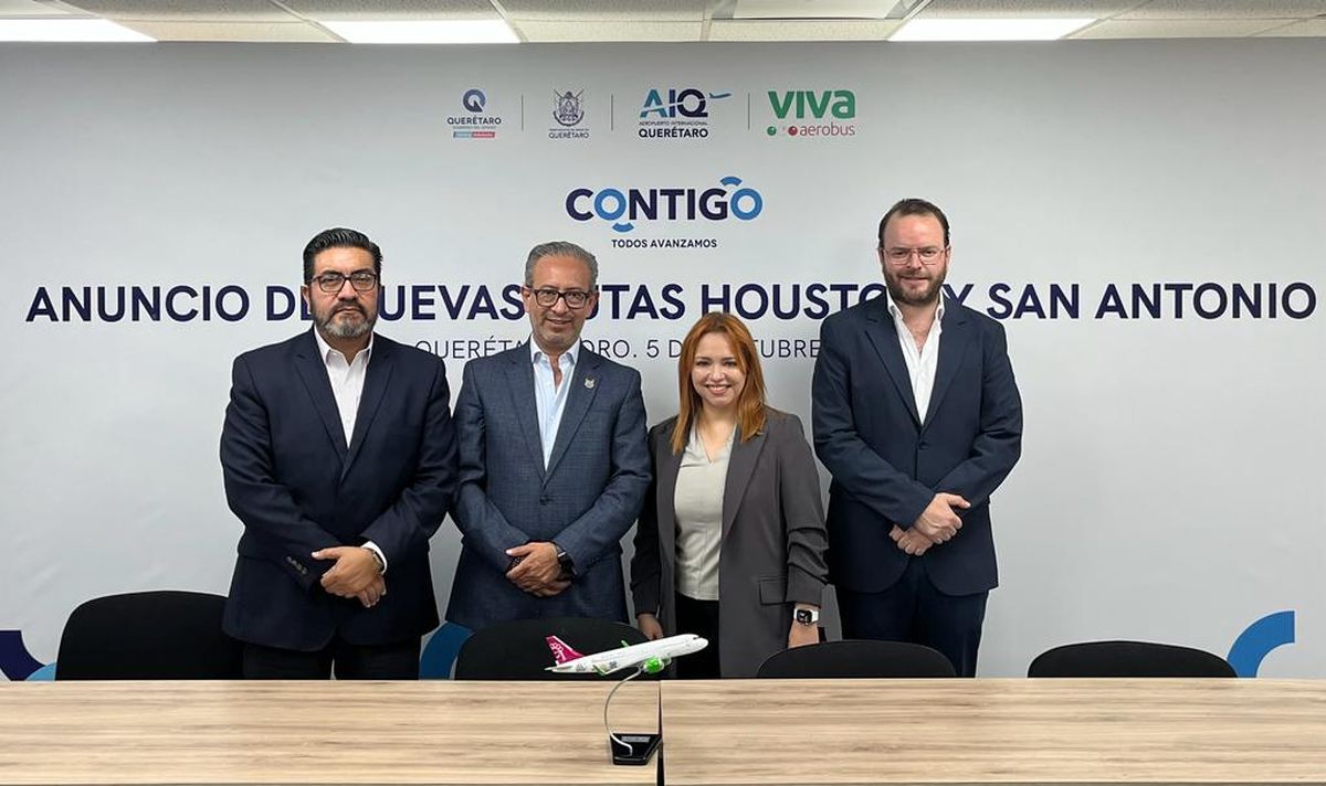 Viva Aerobus anunció las nuevas rutas para conectar Querétaro&nbsp; con Houston y San Antonio, dichos vuelos se inaugurarán en diciembre de 2023.
