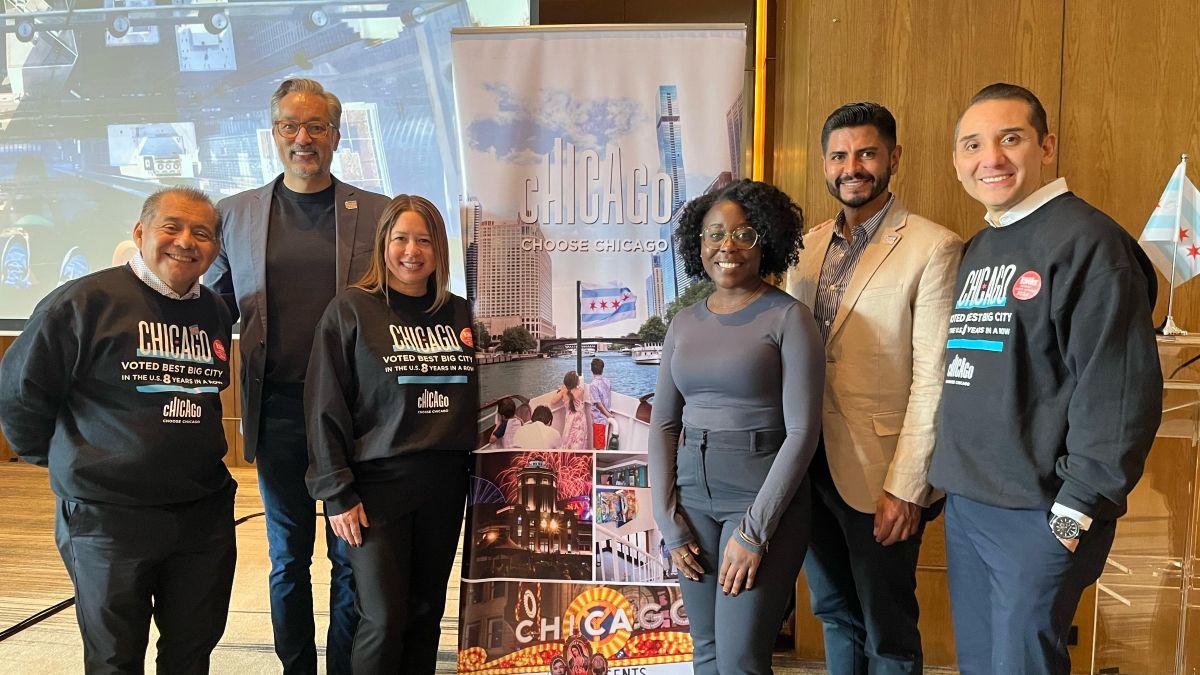 Directivos de US Travel Association, Choose Chicago y la Embajada de Estados Unidos en México.