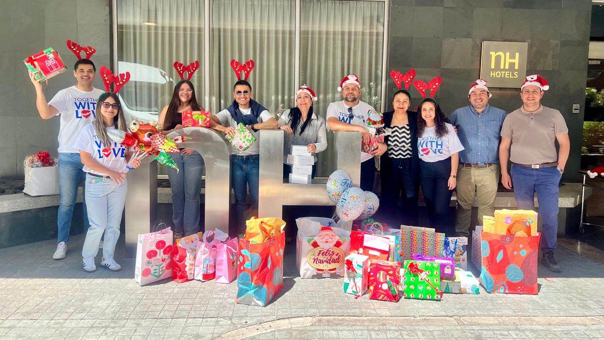 Minor Hotels realizó una Navidad con sentido junto a la fundación “Casa Familia”. - Ladevi Medios y Soluciones Minor Hotels realizó una Navidad con sentido junto a la fundación “Casa Familia”.