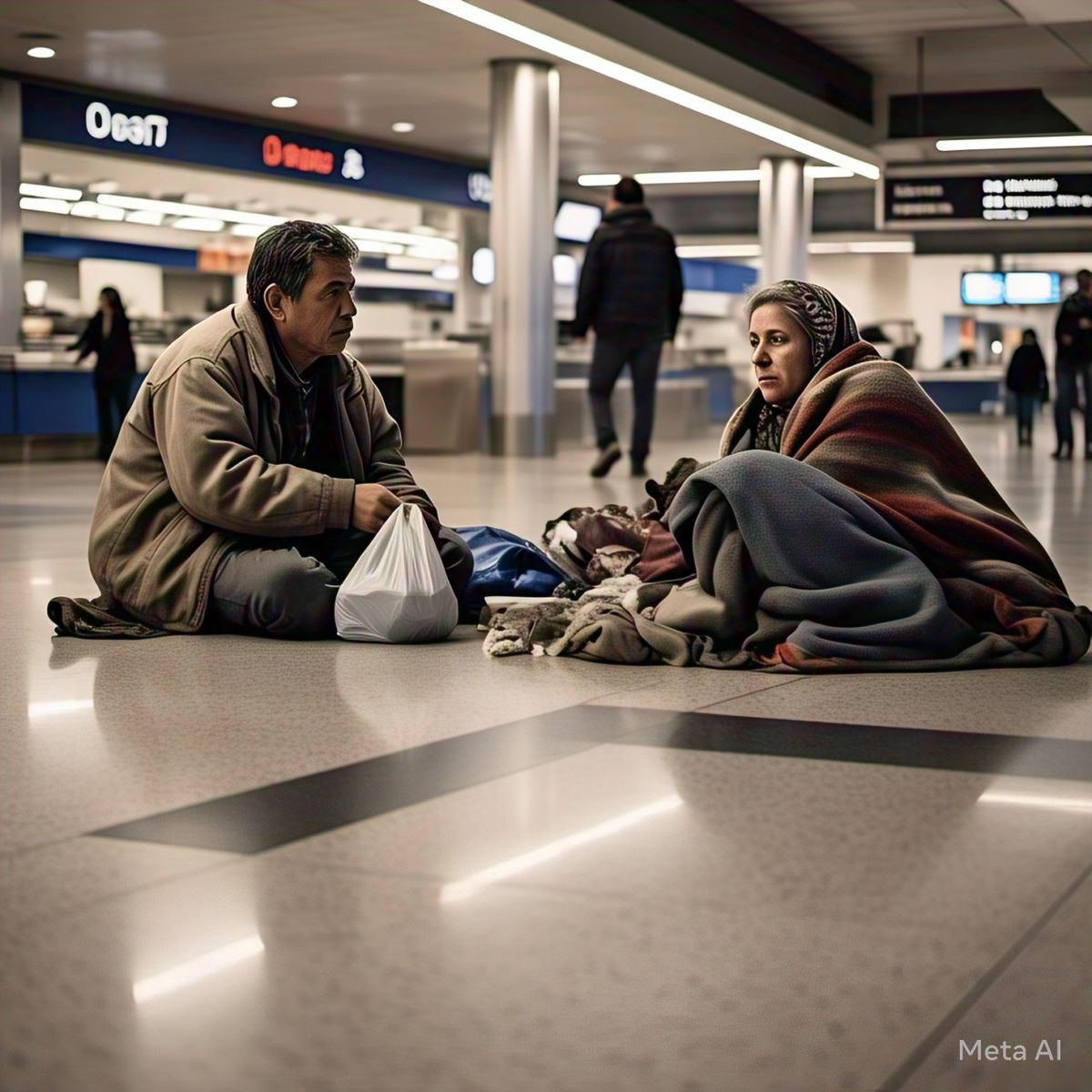 Indigencia en aeropuertos españoles: un desafío para autoridades y sector turístico.