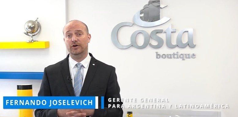 Fernando Joselevich, gerente general para Argentina y Latinoamérica de Costa Cruceros.