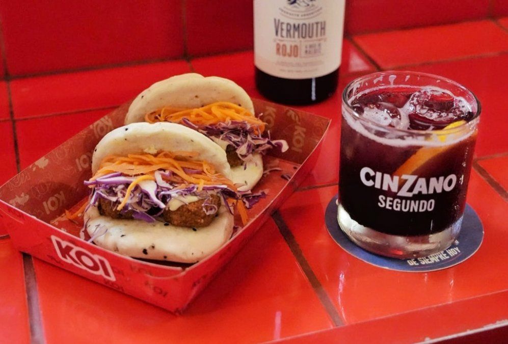 Combos en Buenos Aires: Bun de bondiola braseada + Cinzano Segundo.