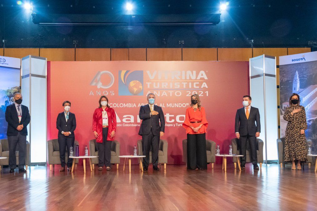 Iván Duque anunció&nbsp; extensión de alivio fiscal para empresas de turismo en el marco de la inauguración de la Vitrina Turística Anato.