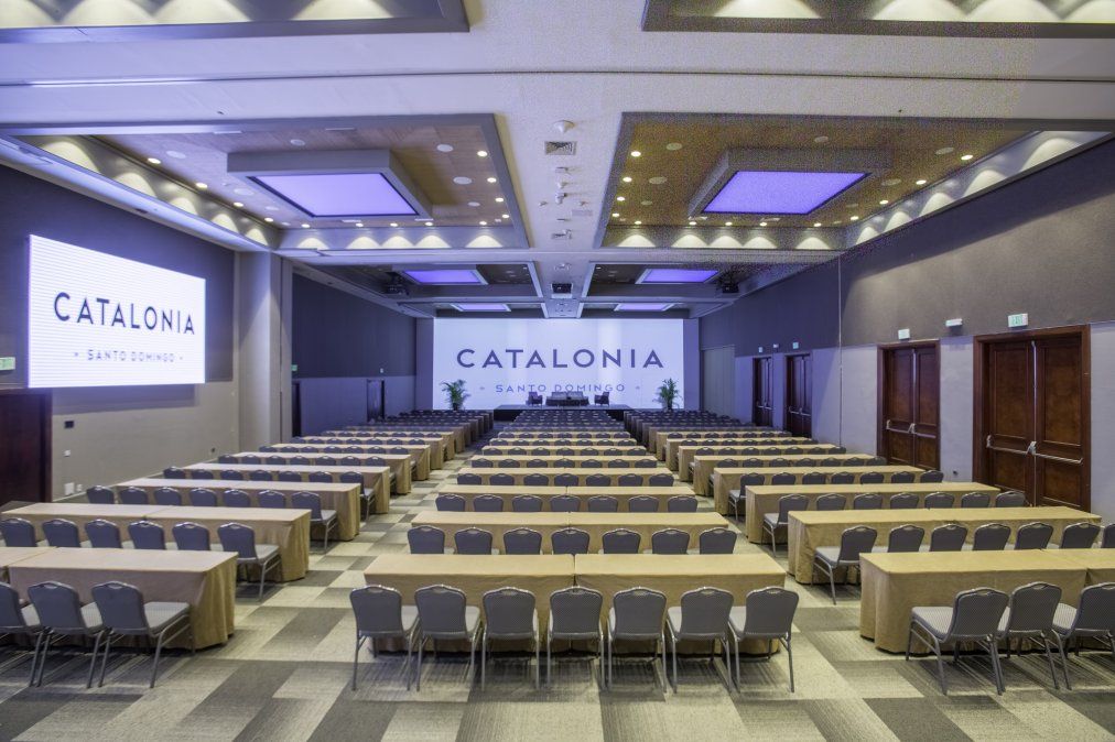 El Catalonia Santo Domingo dispone de 2.997 m2 de espacio para eventos.