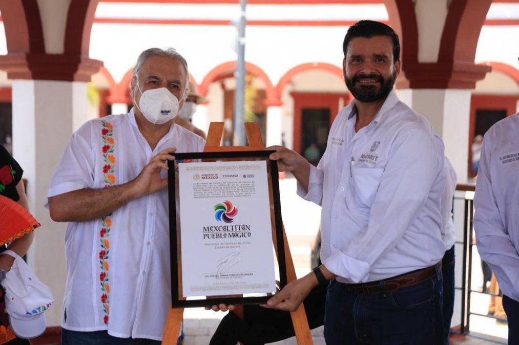 Miguel Torruco (Sectur) y Antonio Echevarría García (Nayarit).