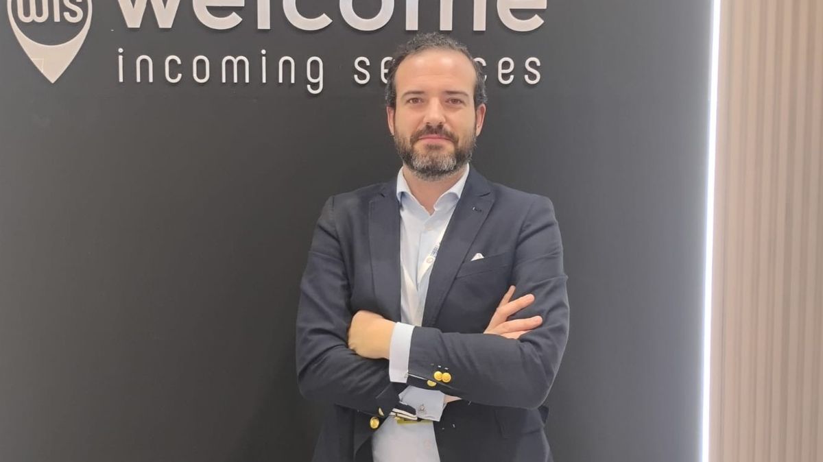 Alberto Ramos, director comercial para América de Welcomebeds, en la Vitrina Turística Anato 2026.