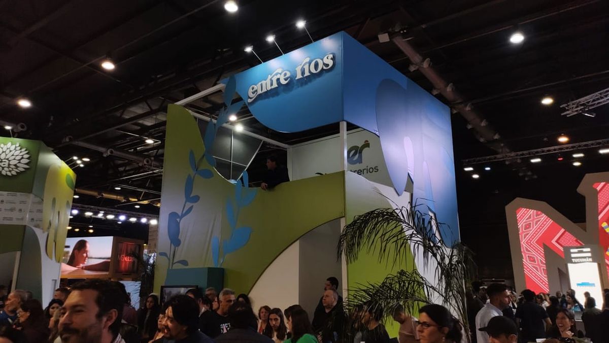 Stand de Entre Ríos en la Feria Internacionalñ de Turismo de América Latina.