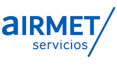 El logo del grupo de gestión de agencias de viajes, Airmet.
