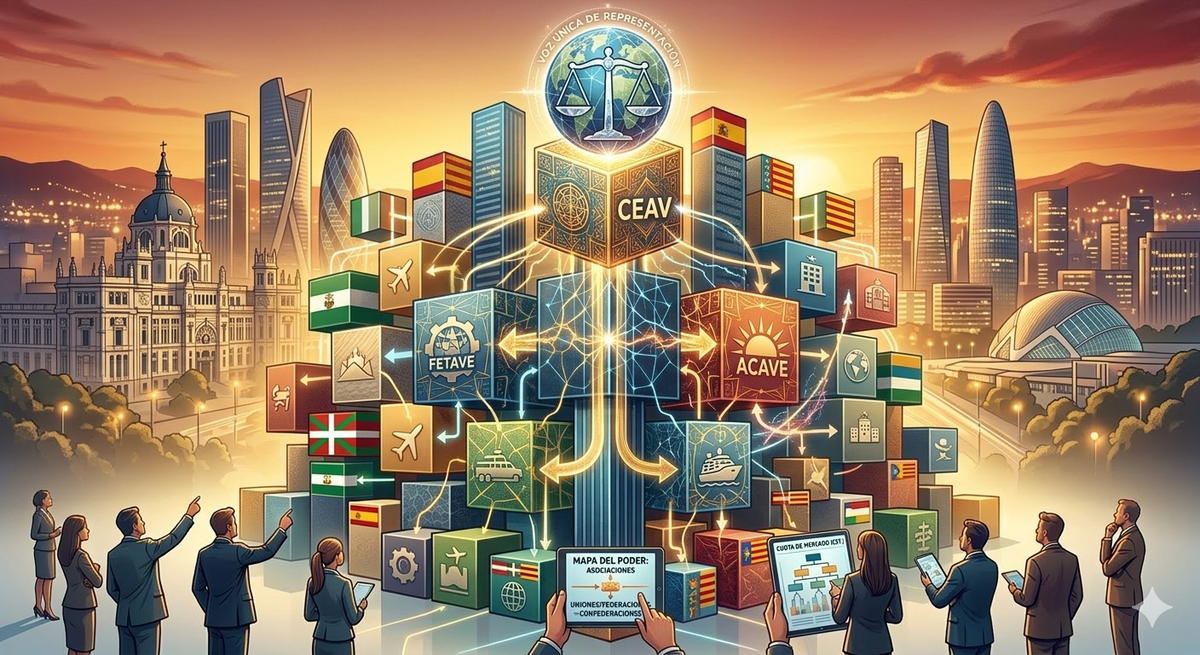 El mapa del asociacionismo de agencias de viajes en España es un tema complejo.