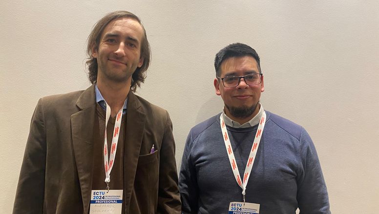 Alexandr Sholokhov, representante; y Pablo Calderaro, sourcing manager Latam de KOI Ride.