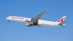 Avión de Qatar Airways.