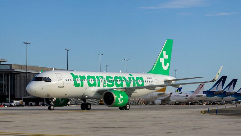 Avión de la aerolínea Transavia