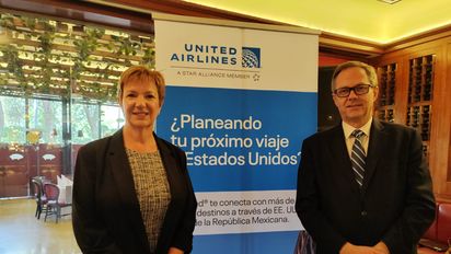 United Airlines sumará vuelos entre México y Estados Unidos en 2024