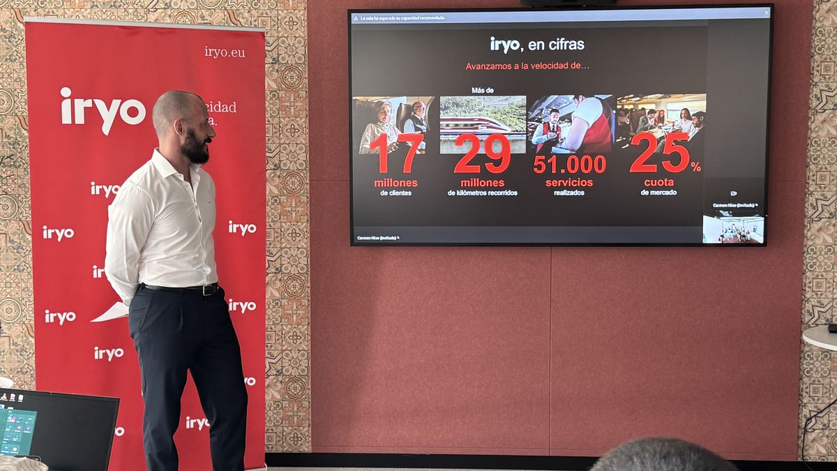 Guillermo Castillo, director de estrategia y sostenibilidad de iryo.