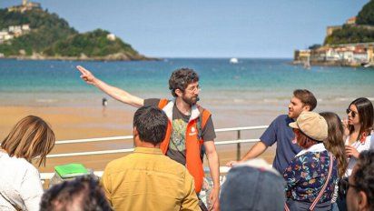 Una visita guiada en San Sebastián.