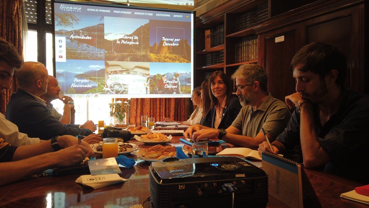 La presentación se realizó en las oficinas del Ente Patagonia Argentina.