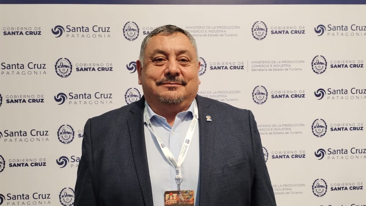 Rubén Ernesto Martínez, secretario de Estado de Turismo de Santa Cruz.&nbsp;